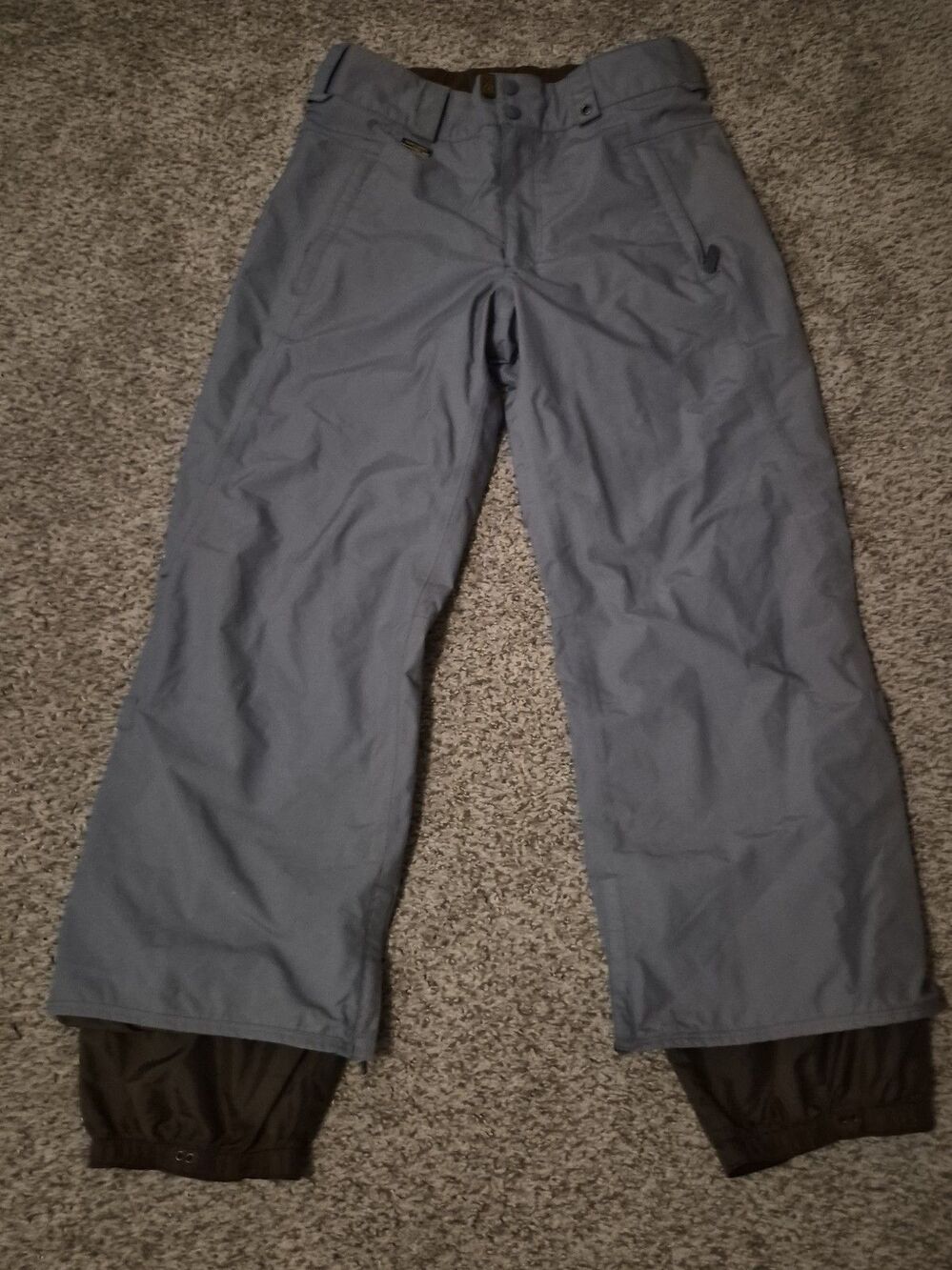 Burton Pants Women Small Blue Downtown Insulated Adjustable Snowboard Ski 28x28